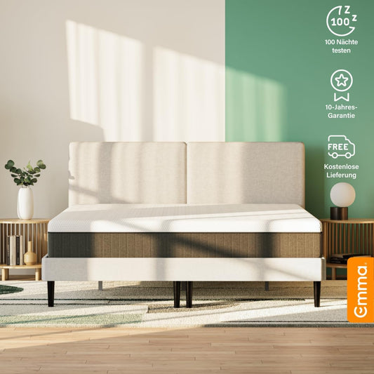 Emma Hybrid Matratze V2 – Federkernmatratze – 25 cm Höhe