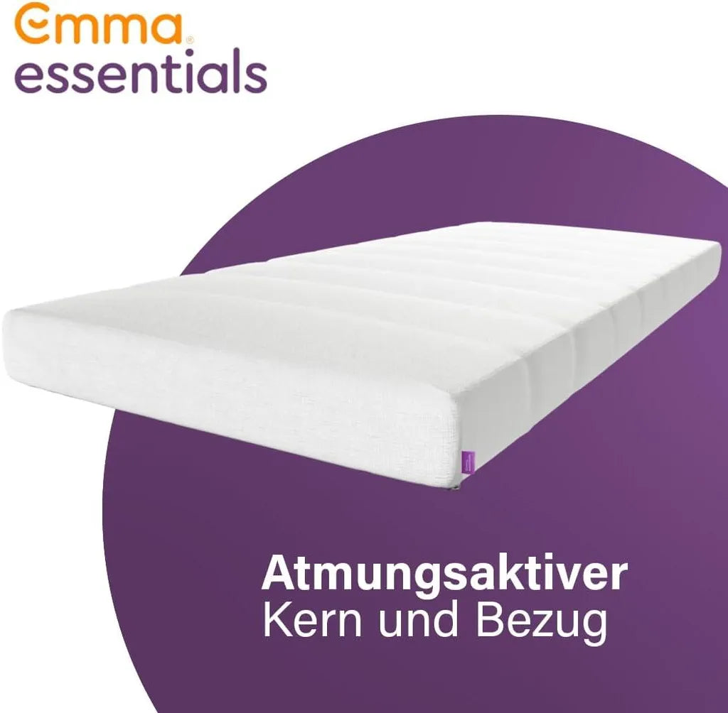 Emma Essentials Schaumstoffmatratze 140×200 cm – 15 cm – H2